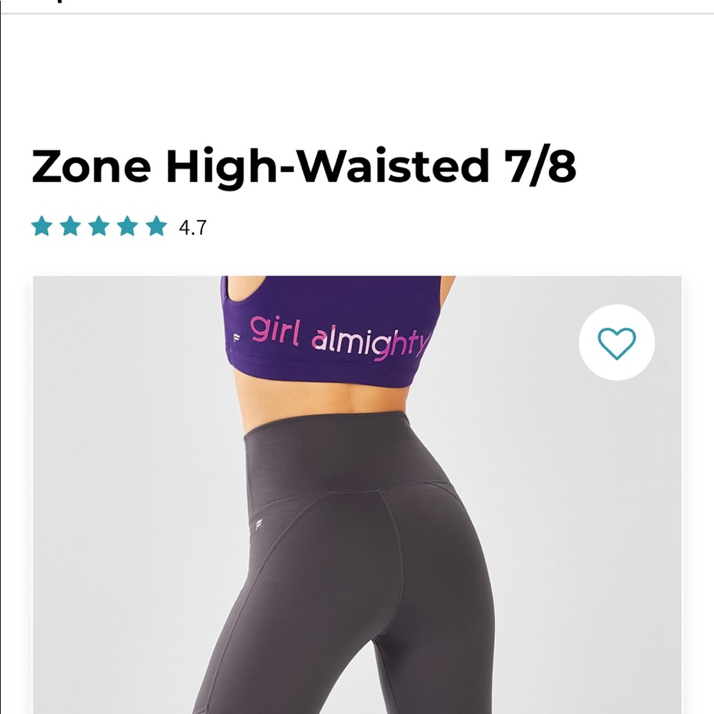 Fabletics Zone High-Waisted 7/8 - Picture 6 of 6
